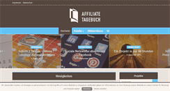 Desktop Screenshot of affiliate-tagebuch.de